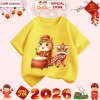 Áo Thun Cộc Tay Tết Bính Ngọ 2.026 Bé Trai & Bé Gái - CIUCIU KID Cotton Co Dãn, Mềm Mát 7