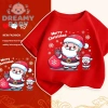 Áo thun COD Chúc mừng Năm mới Giáng sinh họa tiết đáng yêu cotton màu tươi sáng giá 100.333 VND 6