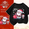 Áo thun COD Chúc mừng Năm mới Giáng sinh họa tiết đáng yêu cotton màu tươi sáng giá 100.333 VND 10