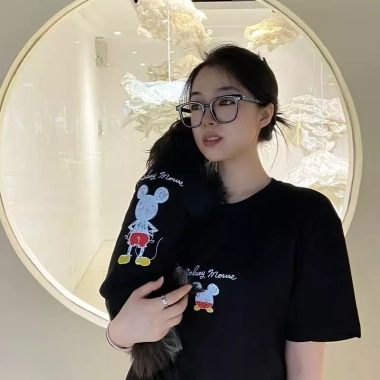 Áo thun cotton 100% đồ đôi thú cưng mùa hè ngắn tay 2 màu cho chó mèo Poodle Husky - 443.199 VND