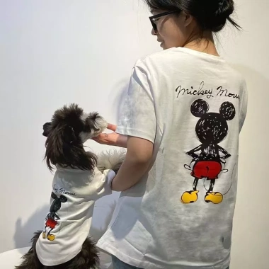 Áo thun cotton 100% đồ đôi thú cưng mùa hè ngắn tay 2 màu cho chó mèo Poodle Husky - 443.199 VND 4 Áo thun cotton 100% đồ đôi thú cưng mùa hè ngắn tay 2 màu cho chó mèo Poodle Husky - 443.199 VND 4
