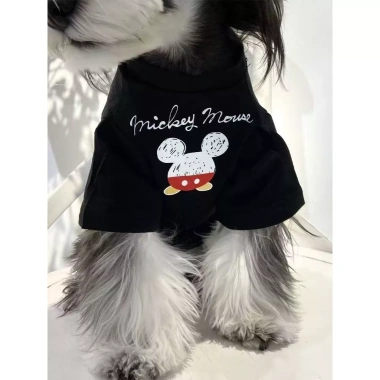 Áo thun cotton 100% đồ đôi thú cưng mùa hè ngắn tay 2 màu cho chó mèo Poodle Husky - 443.199 VND