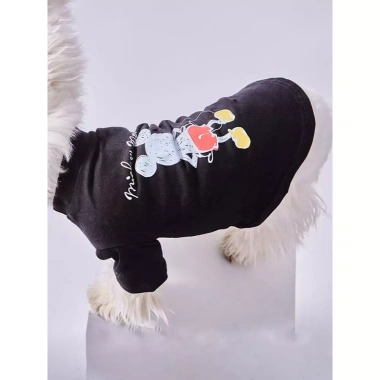 Áo thun cotton 100% đồ đôi thú cưng mùa hè ngắn tay 2 màu cho chó mèo Poodle Husky - 443.199 VND