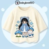 Áo thun Cotton bé gái BabyloveGO tay lỡ rộng, in hình cute dễ thương - 119.000₫ 7