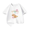 Áo Thun Cotton Bé Trai và Gái In Hình Capybara - Nhiều Màu, Giá 90.000₫