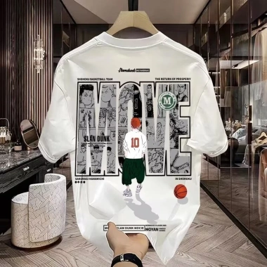 Áo Thun Cotton Cỡ Lớn In Hình Thời Trang Cổ Tròn Cặp Đôi - Giá ưu đãi 157k 7
