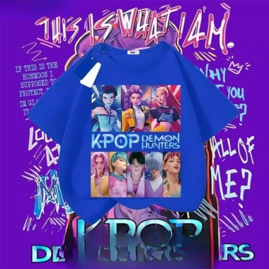 Áo thun cotton cổ tròn in K-Pop, thoải mái, đa năng mùa hè - 143.332 VND 4