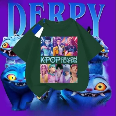 Áo thun cotton cổ tròn in K-Pop, thoải mái, đa năng mùa hè - 143.332 VND 5