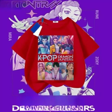 Áo thun cotton cổ tròn in K-Pop, thoải mái, đa năng mùa hè - 143.332 VND 7