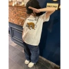 Áo Thun Cotton Con Lười Oversize Unisex - Đồ thoải mái, tặng kèm đôi tất, giá chỉ 139k 3