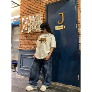 Áo Thun Cotton Con Lười Oversize Unisex - Đồ thoải mái, tặng kèm đôi tất, giá chỉ 139k 5
