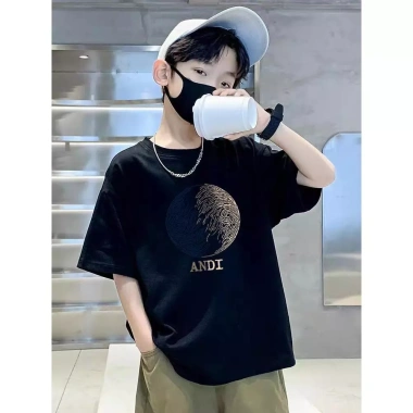 Áo Thun Cotton Dáng Rộng Budak Kanak Baju Thương Hiệu Đa Kích Cỡ Giá 143.332 VND