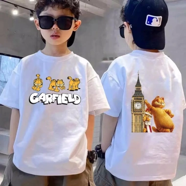 Áo Thun Cotton Đôi Tròn Cổ Garfield 2-10 tuổi, thoáng mát, giá 100.333 VND 6 Áo Thun Cotton Đôi Tròn Cổ Garfield 2-10 tuổi, thoáng mát, giá 100.333 VND 6