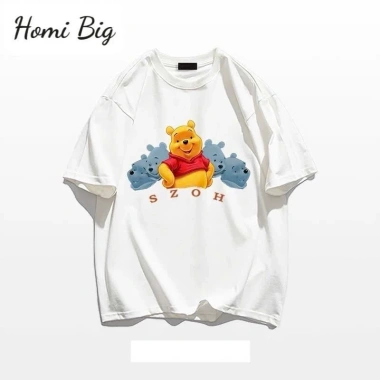 Áo thun cotton hè dáng dài rộng nam nữ in hình KHOSI SP338 - Mát mẻ, giá ưu đãi 119k 3