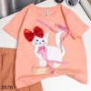 Áo Thun Cotton Hình Mèo Nơ, Chân Váy Kaki, Túi Hộp Thời Trang Bé Gái 11-40kg Giá 210.000₫ 5