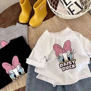 Áo thun cotton hữu cơ 100% cho bé gái, ngắn tay hình vịt Daisy, giá 106.774₫ 4 Áo thun cotton hữu cơ 100% cho bé gái, ngắn tay hình vịt Daisy, giá 106.774₫ 4