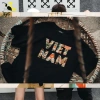 Áo Thun Cotton in chữ Việt Nam Tịnh Thành Nghệ Thuật Giá ưu đãi 59.000 VNĐ 2