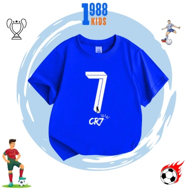 Áo thun cotton in hình số 7 fan Siu Ronaldo, thoáng mát cho bé trai bé gái - 90.000đ 10 Áo thun cotton in hình số 7 fan Siu Ronaldo, thoáng mát cho bé trai bé gái - 90.000đ 10