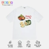 Áo thun cotton in Hương vị Tết cho nam nữ – Họa tiết bánh tét truyền thống, giảm giá 18% chỉ 79.200₫ 2