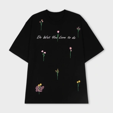 Áo Thun Cotton Mềm Mịn Kiểu Chữ Độc Đáo Unisex Nam Nữ Form Rộng Giá 68.999 VND