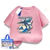 Áo thun cotton ngắn tay họa tiết cá mập kiểu Mỹ – Đẹp trai, mềm mại, COD HCM 10
