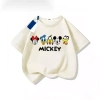 Áo thun cotton ngắn tay in Mickey mùa hè thời trang, thoáng khí - 143,332₫