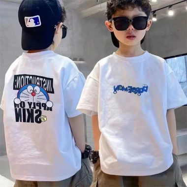 Áo Thun Cotton Ngắn Tay Trẻ Em JollyKiddo Doraemon Hình Wzxinsheng Mùa Hè 2.025 - Giá 100.333₫