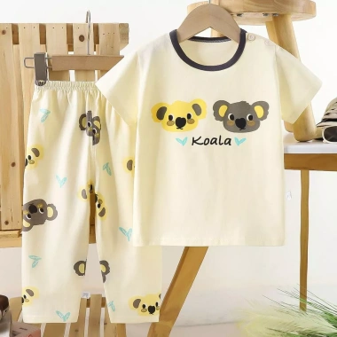 Áo thun Cotton nguyên chất cho trẻ em – tay ngắn + quần dài, đồ mặc nhà mỏng, giá ưu đãi 289.868 VND 4 Áo thun Cotton nguyên chất cho trẻ em – tay ngắn + quần dài, đồ mặc nhà mỏng, giá ưu đãi 289.868 VND 4