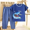 Áo thun Cotton nguyên chất cho trẻ em – tay ngắn + quần dài, đồ mặc nhà mỏng, giá ưu đãi 289.868 VND 8