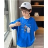 Áo thun cotton phong cách Hàn mùa hè cho trẻ 1‑13 tuổi, cổ tròn, Baju Budak Kanak – Giá ưu đãi 143.332 VND 6