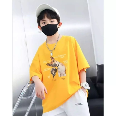 Áo thun cotton phong cách Hàn mùa hè cho trẻ 1‑13 tuổi, cổ tròn, Baju Budak Kanak – Giá ưu đãi 143.332 VND 9 Áo thun cotton phong cách Hàn mùa hè cho trẻ 1‑13 tuổi, cổ tròn, Baju Budak Kanak – Giá ưu đãi 143.332 VND 9