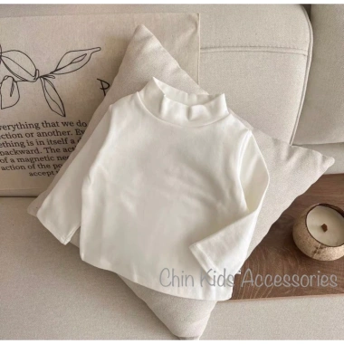 Áo thun cotton siêu ấm giữ nhiệt cổ cao dày dặn, mềm mại cho bé - Giá chỉ 65.000 VND