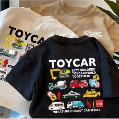 Áo thun cotton TOYCAR cho bé trai/gái - Phong cách casual, vừa vặn hoàn hảo, thiết kế độc đáo, giá ưu đãi 100.333₫