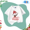 Áo thun cotton trắng 1.988kids in hình Ông già Noel cho bé trai, bé gái - 90.000đ 2