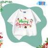 Áo thun cotton trắng 1.988kids in hình Ông già Noel cho bé trai, bé gái - 90.000đ 4