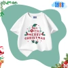Áo thun cotton trắng 1.988kids in hình Ông già Noel cho bé trai, bé gái - 90.000đ 5