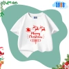 Áo thun cotton trắng 1.988kids in hình Ông già Noel cho bé trai, bé gái - 90.000đ 10