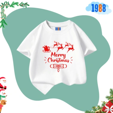 Áo thun cotton trắng 1.988kids in hình Ông già Noel cho bé trai, bé gái - 90.000đ 10 Áo thun cotton trắng 1.988kids in hình Ông già Noel cho bé trai, bé gái - 90.000đ 10