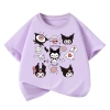 Áo thun cotton trẻ em Dreamy Baby Kuromi rộng rãi, giảm giá 86k tại COD TP.HCM 10