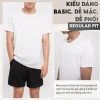 Áo thun cotton unisex LADOS-39.202, trơn, thoáng mát, thấm hút – giảm còn 153.000₫ 5