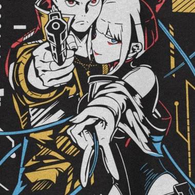 Áo thun Cyberpunk Edgerunners David và Lucy 100% Cotton ngắn tay - 220.000₫ 4 Áo thun Cyberpunk Edgerunners David và Lucy 100% Cotton ngắn tay - 220.000₫ 4