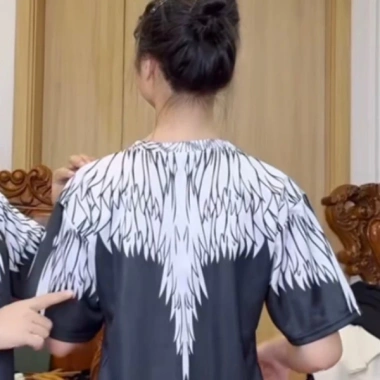 Áo Thun Đại Bàng In Vi Tính Đa Màu – Áo Phông Cánh Chim Nam Nữ, Giá 130k 2