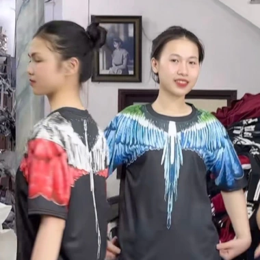 Áo Thun Đại Bàng In Vi Tính Đa Màu – Áo Phông Cánh Chim Nam Nữ, Giá 130k 5