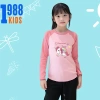 Áo thun dài tay bé gái hình ngựa pony, phù hợp 15‑38kg, áo phông thời trang mã TED038 – Giá chỉ 78.500đ