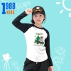 Áo thun dài tay bé gái Labubu ông già Noel, cotton giữ nhiệt 15-38kg, mã TED02, giá ưu đãi 78.500₫ 7