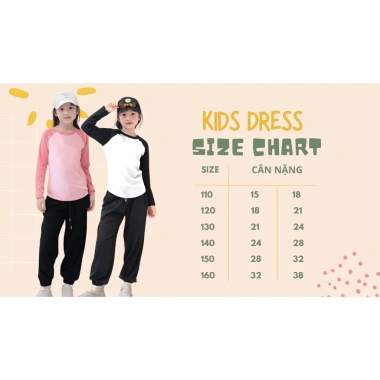 Áo thun dài tay bé gái Labubu ông già Noel, cotton giữ nhiệt 15-38kg, mã TED02, giá ưu đãi 78.500₫