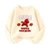 Áo thun dài tay Happy New Year unisex cotton mềm mát size 8-97kg giảm giá 129k 2