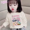 Áo thun dài tay hoạt hình phong cách mới cho bé gái Labu Modal giảm giá mùa xuân thu, áo sơ mi đáy ấm áp 283.218₫ 7