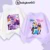 Áo thun dài tay HUNTR/X Hottrend cho bé gái 1-10 tuổi cotton BabyloveGO in hình KPOP Demon Hunters giảm giá 156k 3