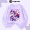 Áo thun dài tay HUNTR/X Hottrend cho bé gái 1-10 tuổi cotton BabyloveGO in hình KPOP Demon Hunters giảm giá 156k 10
